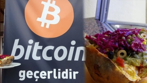 Bitcoin ile kumpir satışı başladı