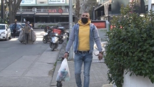 Sosyal mesafe kuralını hatırlatan müşteriyi bıçakla tehdit etti