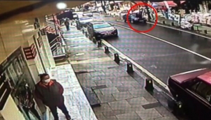 Ümraniye'de dehşet anları: Kaput üstünde metrelerce sürüklendi
