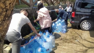 17 günlük kısıtlama öncesi kaynak suyuna akın var