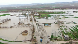 35 bin dönüm arazi sular altında
