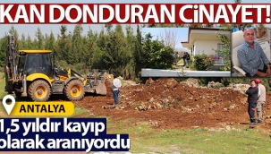Antalya'da kan donduran cinayet!