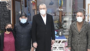 Başkan Özkan’dan esnaf ziyareti