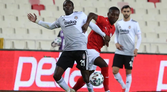 Beşiktaş Sivas'ta da takıldı!
