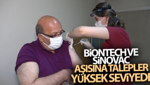 BioNTech ve Sinovac aşısına talepler yüksek seviyede