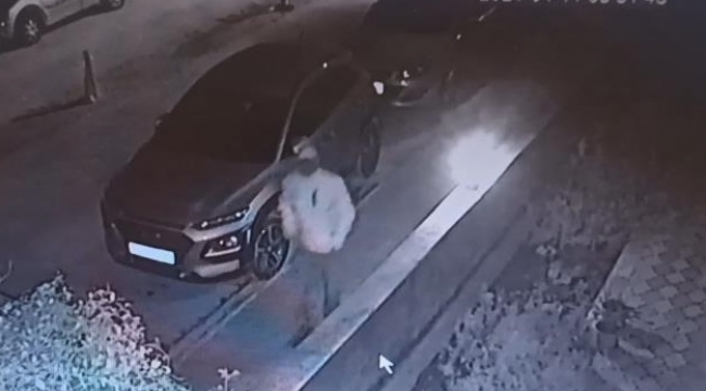 Bursa’da kameraların önünde aracı böyle aldı götürdü