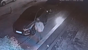 Bursa’da kameraların önünde aracı böyle aldı götürdü