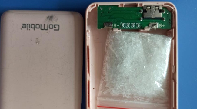 Bursa'da powerbank içerisinden uyuşturucu çıktı