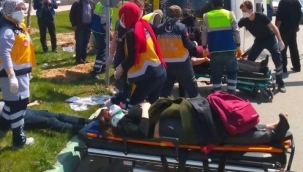 Bursa’da toplu taşıma midibüsü devrildi: 5 yaralı