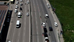 Bursa'da uygulama noktasından geçmek bu sefer kolay olmadı