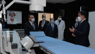 BUÜ Hastanesi’ne modern taş kırma cihazı