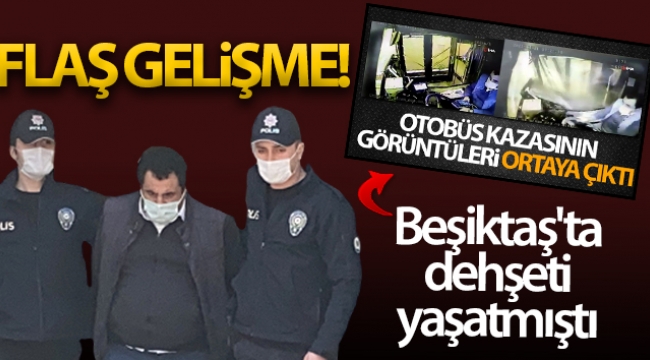 Cep telefonuna bakarken kaza yapan otobüs şoförü tutuklandı