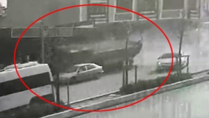 Esenyurt'ta hafriyat kamyonu dehşeti kamerada
