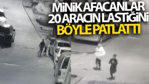 İstanbul’da 20 aracın lastiğini kesen çocuklar yakalandı