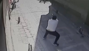 Kağıthane'de silahlı dehşet kamerada