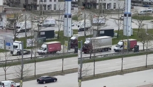 Kısıtlama saatinde trafikte