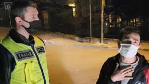 Kısıtlamada alkollü yakalandı,