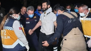 Kısıtlamada mangal keyfi hastanede bitti