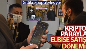 Kripto parayla elbise satış dönemi