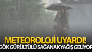 Meteoroloji uyardı! Gök gürültülü sağanak yağış geliyor