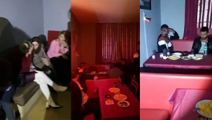 Metruk bina görünümlü pavyona baskın düzenlendi