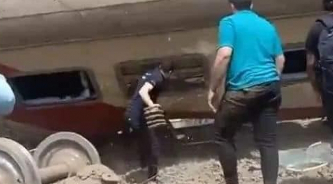 Mısır'da tren raydan çıktı: 8 ölü, 97 yaralı