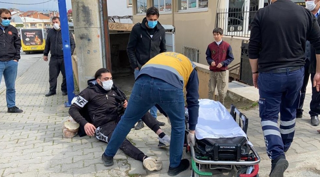 Motosikletlinin ölümden döndüğü kaza