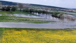 Mudanya'da tarım arazileri sular altında kaldı
