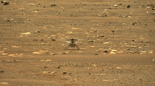 NASA helikopteri Ingenuity Mars'ta ilk uçuşunu yaptı
