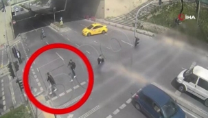 Otogarda 5 kilo patlayıcıyla yakalanan teröristler kamerada