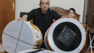 Patlayan davuluna usta bulamadı, meslek sahibi oldu