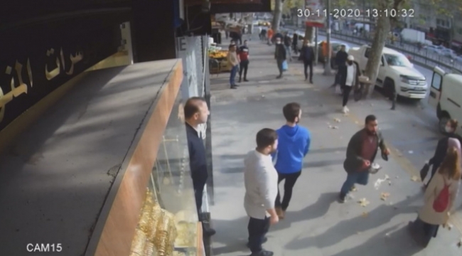 Polis baskınından kaçarken çatıdan düştü, o anlar saniye saniye kaydedildi