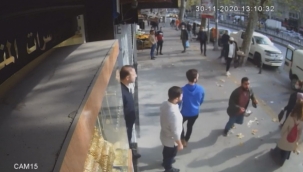 Polis baskınından kaçarken çatıdan düştü, o anlar saniye saniye kaydedildi