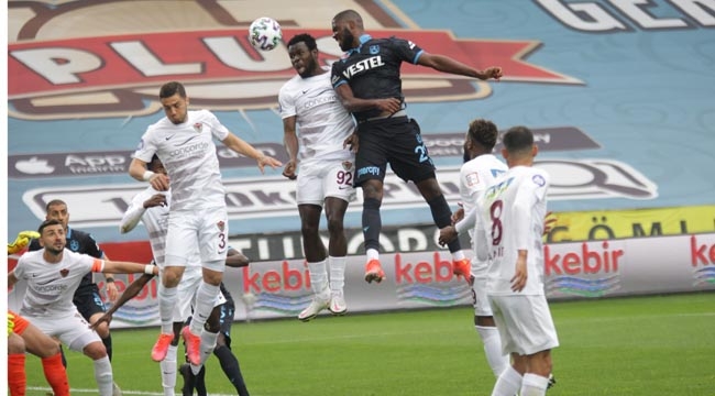 Trabzonspor uzatmada takıldı