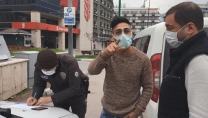 'Turistim' yalanını polis bozdu, 3 bin 150 TL cezadan kurtulamadı