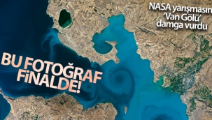 Van Gölü'nün uzaydan çekilen görseli finalde