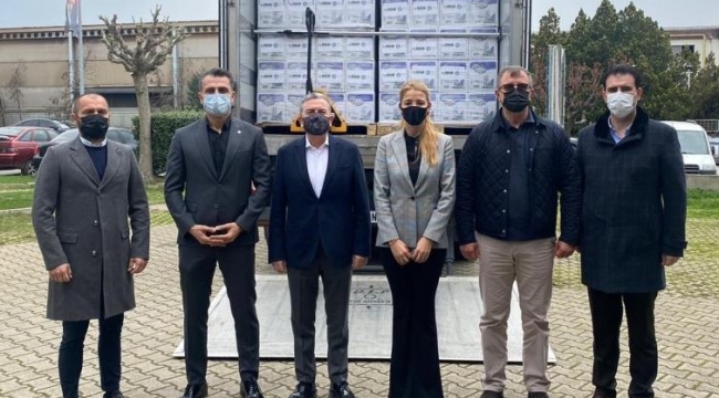 Yardım kolileri DOSAB’dan yola çıktı