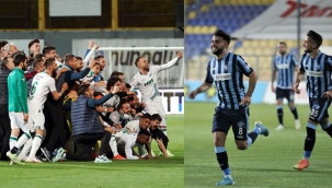 Adana Demirspor ve GZT Giresunspor Süper Lig'e yükseldi!