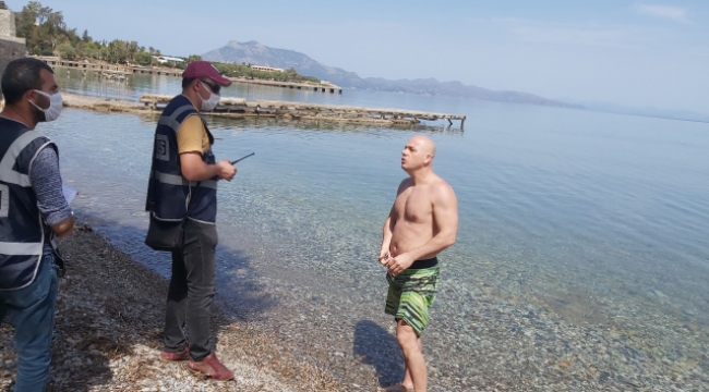 Denize girdi, cezayı duyunca da 'işsizim' dedi