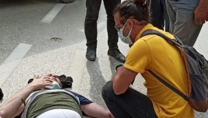 Doktordan yaralıya ilk müdahale