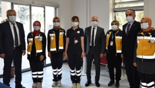 Görev başındaki personel bayramda unutulmadı