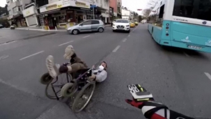 İstanbul'un göbeğinde insanlık ölmüş dedirten olay kamerada
