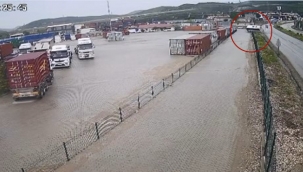 Servis kazası böyle yaşandı