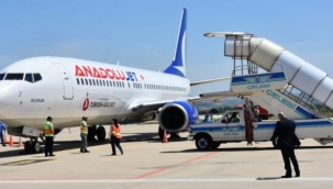 Yenişehir Havaalanında uçuşlar yeniden başladı