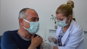 Başkan Sertaslan aşı oldu