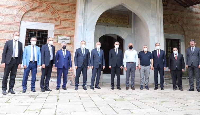 Başkanlar Muradiye Külliyesi'ne hayran kaldı