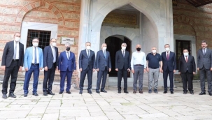 Başkanlar Muradiye Külliyesi'ne hayran kaldı