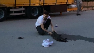 Can dostunun başında dakikalarca ağladı