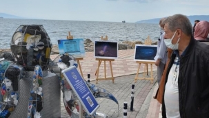 Denizden çıkardıklarıyla ahtapot yaptılar