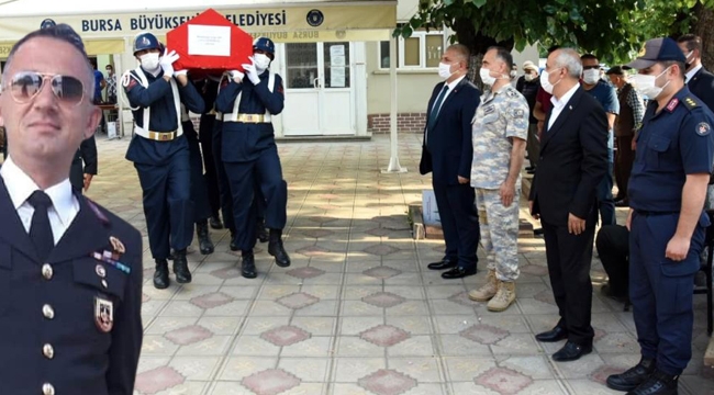 Görev şehidine veda